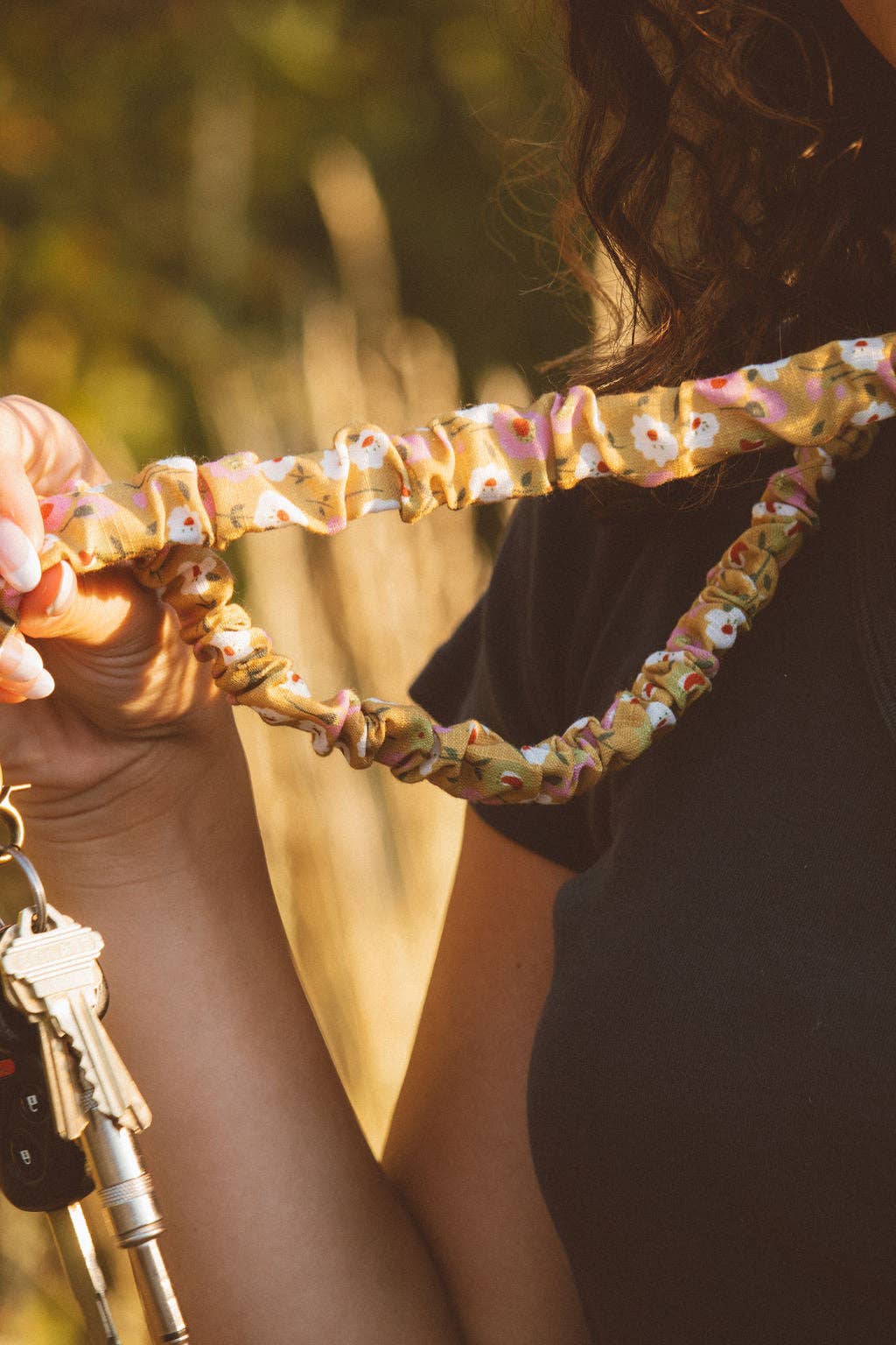 Autumnal Mustard Lanyard